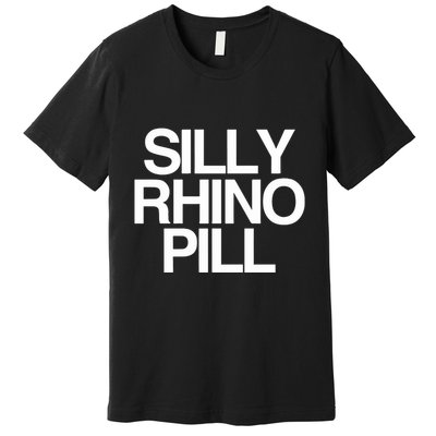 Tisakorean Silly Rhino Pill Premium T-Shirt