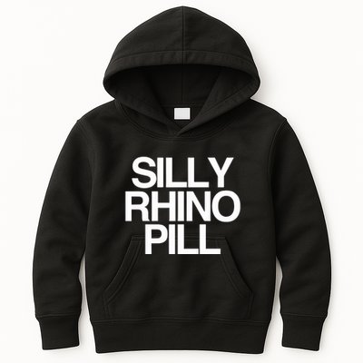 Tisakorean Silly Rhino Pill Kids Hoodie