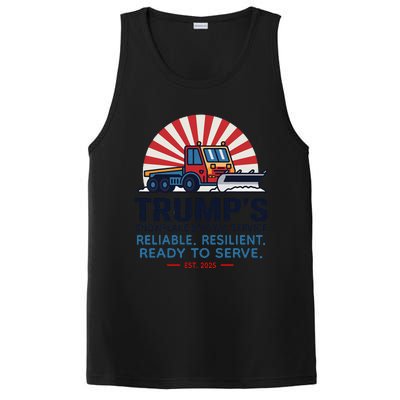 TrumpS Snowflake Rmoval Service Funny Donald Trump 2024 PosiCharge Competitor Tank