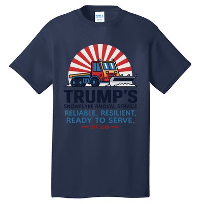 TrumpS Snowflake Rmoval Service Funny Donald Trump 2024 Tall T-Shirt