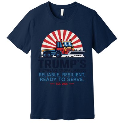 TrumpS Snowflake Rmoval Service Funny Donald Trump 2024 Premium T-Shirt