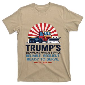 TrumpS Snowflake Rmoval Service Funny Donald Trump 2024 T-Shirt