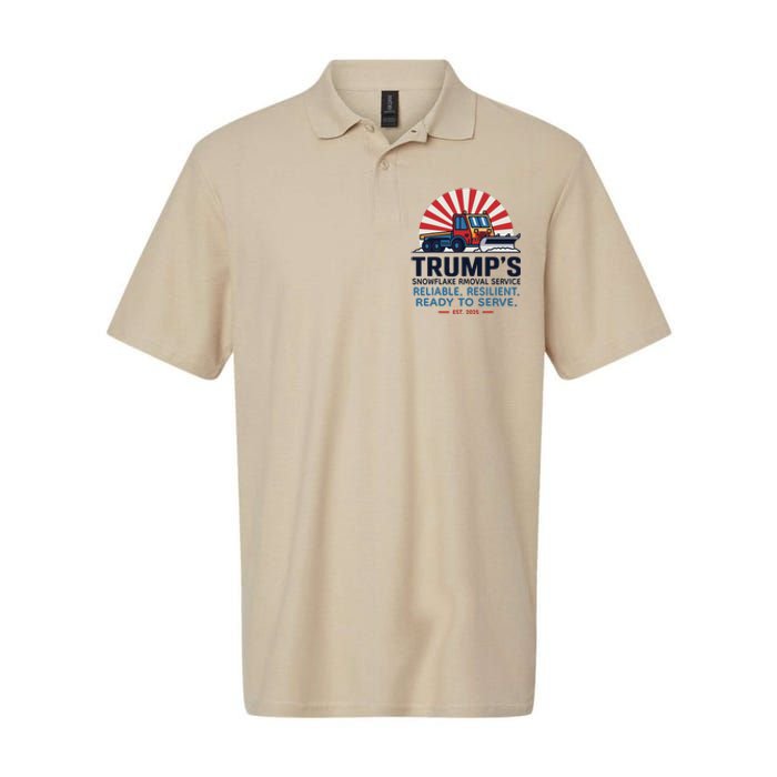 TrumpS Snowflake Rmoval Service Funny Donald Trump 2024 Softstyle Adult Sport Polo