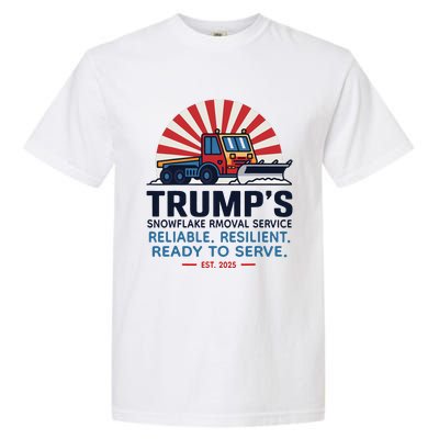 TrumpS Snowflake Rmoval Service Funny Donald Trump 2024 Garment-Dyed Heavyweight T-Shirt