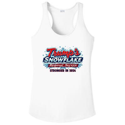 Trump Snowflake Removal Service 2024 Ladies PosiCharge Competitor Racerback Tank