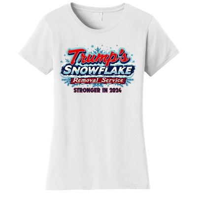 Trump Snowflake Removal Service 2024 Women's T-Shirt