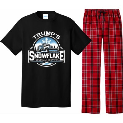 Trump Snowflake Removal Service Satire Gift Pajama Set