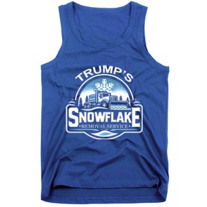 Trump Snowflake Removal Service Satire Gift Tank Top