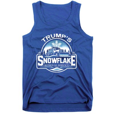 Trump Snowflake Removal Service Satire Gift Tank Top