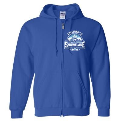 Trump Snowflake Removal Service Satire Gift Full Zip Hoodie