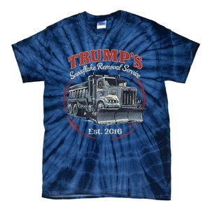 TrumpS Snowflake Removal Service Funny Trump Tie-Dye T-Shirt