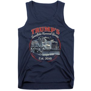 TrumpS Snowflake Removal Service Funny Trump Tank Top