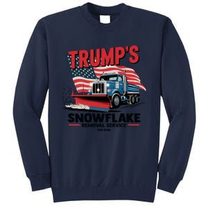 Trumps Snowflake Removal Service Est 2016 Donald Trump Tall Sweatshirt