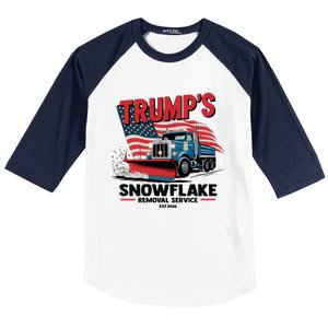 Trumps Snowflake Removal Service Est 2016 Donald Trump Baseball Sleeve Shirt