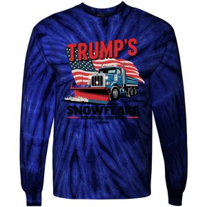 Trumps Snowflake Removal Service Est 2016 Donald Trump Tie-Dye Long Sleeve Shirt