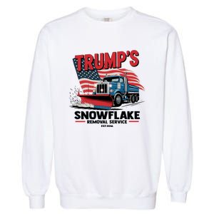 Trumps Snowflake Removal Service Est 2016 Donald Trump Garment-Dyed Sweatshirt