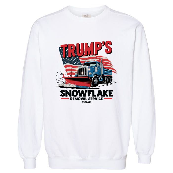 Trumps Snowflake Removal Service Est 2016 Donald Trump Garment-Dyed Sweatshirt