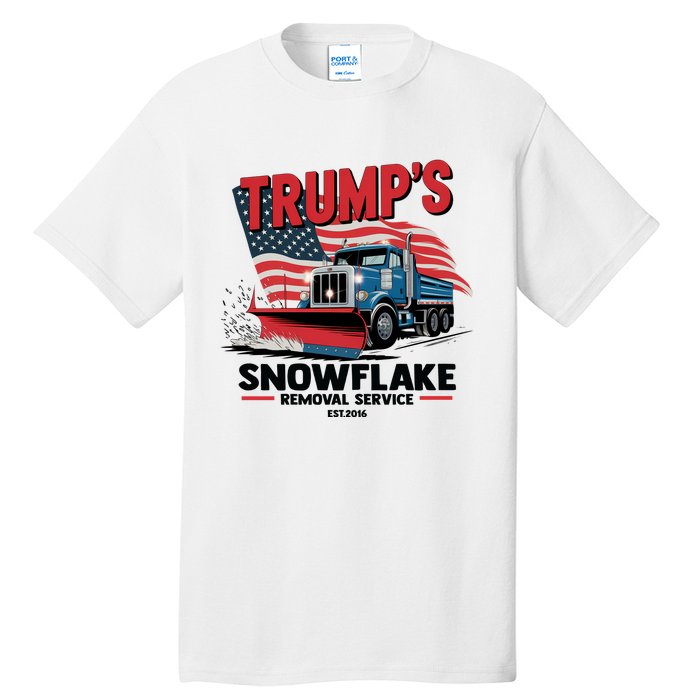 Trumps Snowflake Removal Service Est 2016 Donald Trump Tall T-Shirt