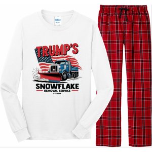 Trumps Snowflake Removal Service Est 2016 Donald Trump Long Sleeve Pajama Set