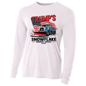 Trumps Snowflake Removal Service Est 2016 Donald Trump Cooling Performance Long Sleeve Crew