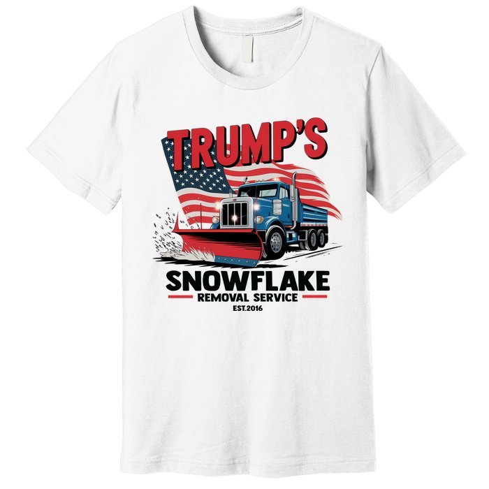 Trumps Snowflake Removal Service Est 2016 Donald Trump Premium T-Shirt