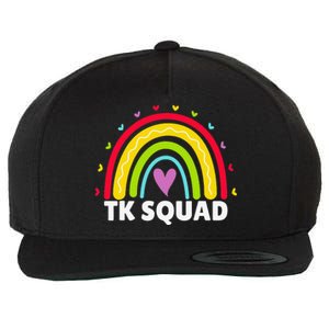 TK Squad Rainbow Transitional Kindergarten Teacher Wool Snapback Cap