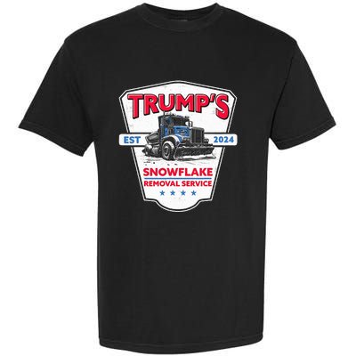 TrumpS Snowflake Removal Service Funny Trump 2024 Garment-Dyed Heavyweight T-Shirt