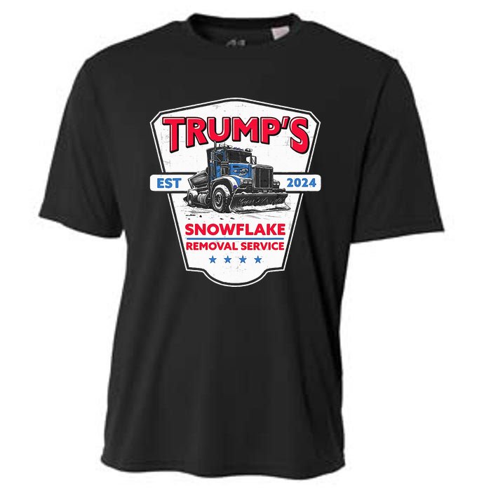 TrumpS Snowflake Removal Service Funny Trump 2024 Cooling Performance Crew T-Shirt