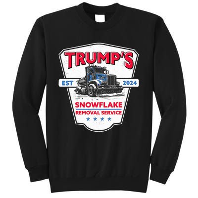 TrumpS Snowflake Removal Service Funny Trump 2024 Sweatshirt