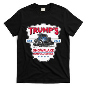 TrumpS Snowflake Removal Service Funny Trump 2024 T-Shirt