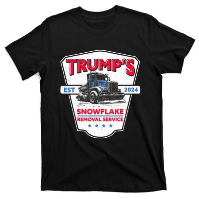 TrumpS Snowflake Removal Service Funny Trump 2024 T-Shirt