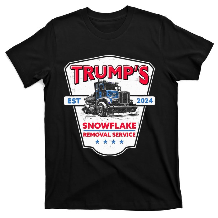 TrumpS Snowflake Removal Service Funny Trump 2024 T-Shirt