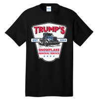 TrumpS Snowflake Removal Service Funny Trump 2024 Tall T-Shirt