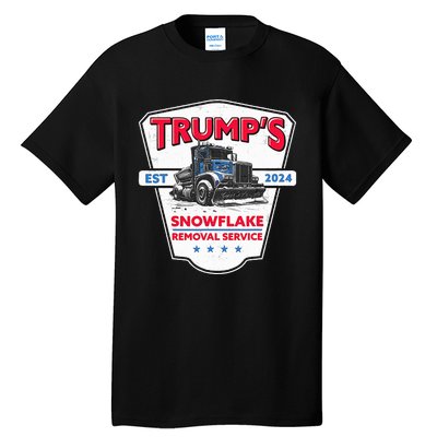 TrumpS Snowflake Removal Service Funny Trump 2024 Tall T-Shirt