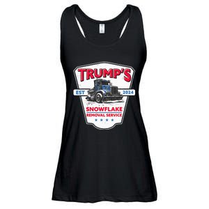 TrumpS Snowflake Removal Service Funny Trump 2024 Ladies Essential Flowy Tank