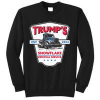 TrumpS Snowflake Removal Service Funny Trump 2024 Tall Sweatshirt