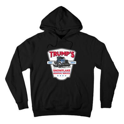 TrumpS Snowflake Removal Service Funny Trump 2024 Tall Hoodie