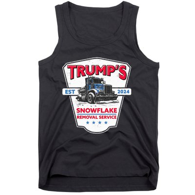 TrumpS Snowflake Removal Service Funny Trump 2024 Tank Top