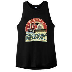 TrumpS Snowflake Removal Service Funny Trump 2024 Ladies PosiCharge Tri-Blend Wicking Tank