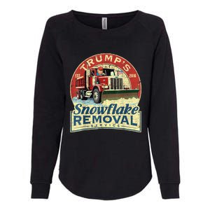 TrumpS Snowflake Removal Service Funny Trump 2024 Womens California Wash Sweatshirt