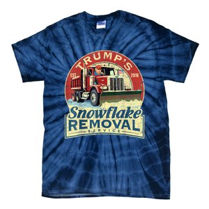 TrumpS Snowflake Removal Service Funny Trump 2024 Tie-Dye T-Shirt