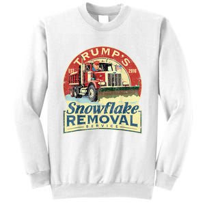 TrumpS Snowflake Removal Service Funny Trump 2024 Sweatshirt