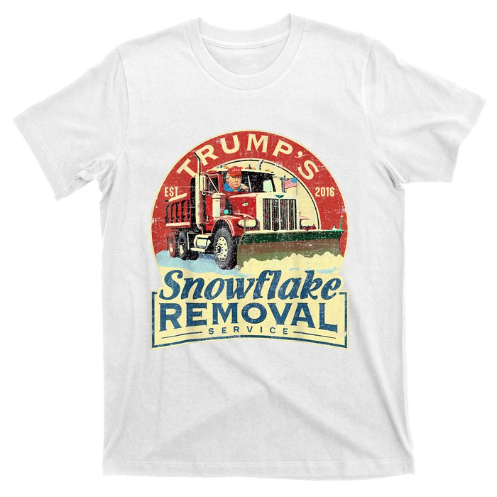 TrumpS Snowflake Removal Service Funny Trump 2024 T-Shirt