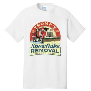 TrumpS Snowflake Removal Service Funny Trump 2024 Tall T-Shirt