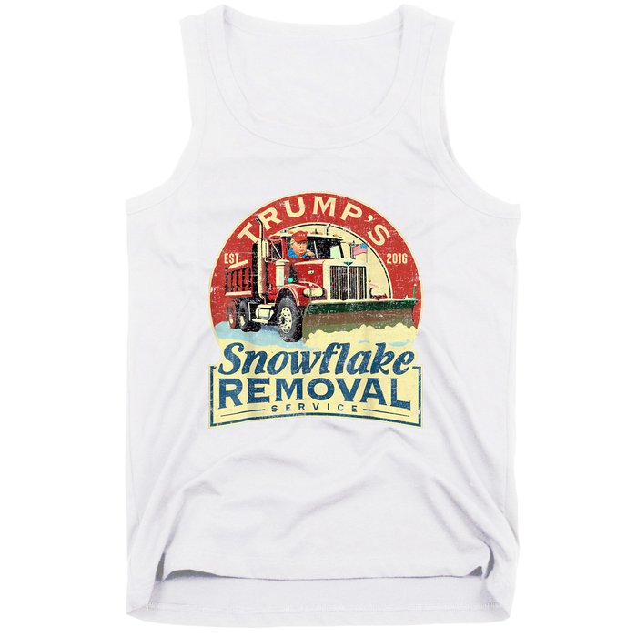 TrumpS Snowflake Removal Service Funny Trump 2024 Tank Top