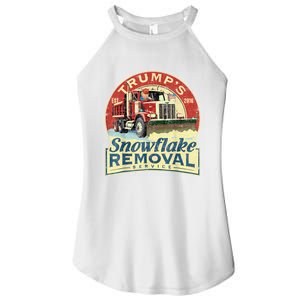 TrumpS Snowflake Removal Service Funny Trump 2024 Women's Perfect Tri Rocker Tank