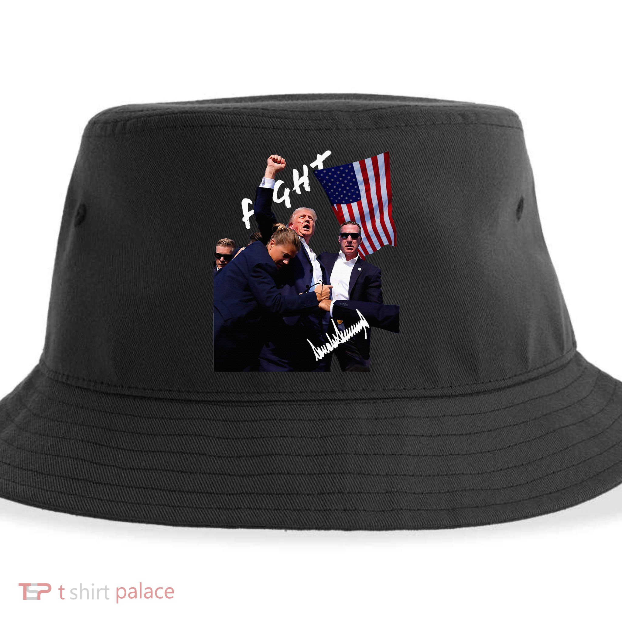 Trump Signature Rally Edition Sustainable Bucket Hat