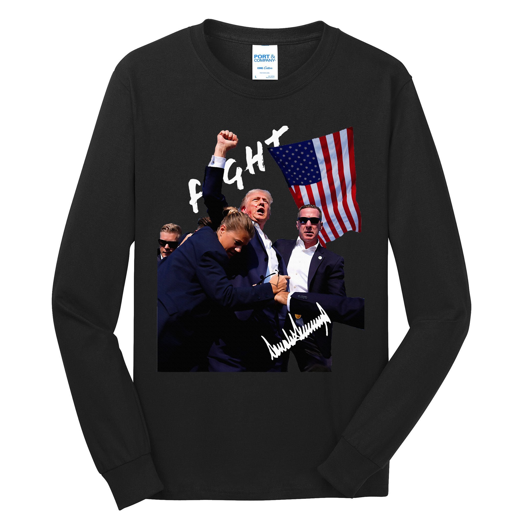 Trump Signature Rally Edition Tall Long Sleeve T-Shirt