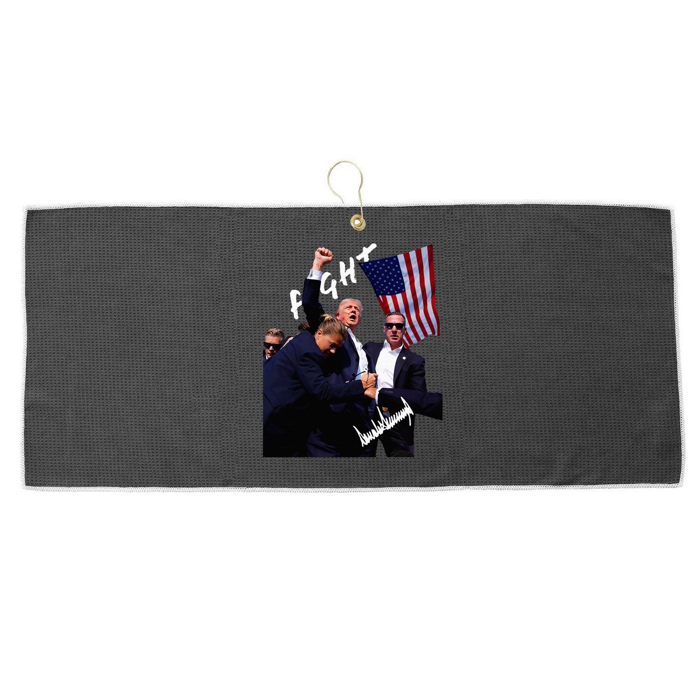 Trump Signature Rally Edition Large Microfiber Waffle Golf Towel
