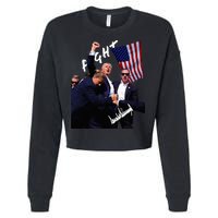 Trump Signature Rally Edition Cropped Pullover Crew